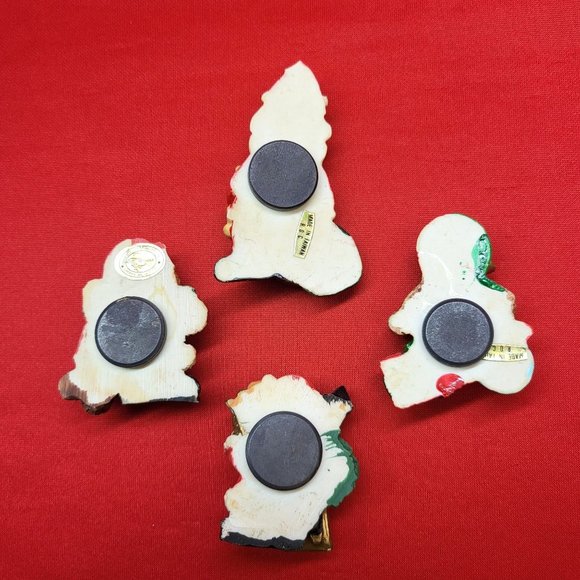 Christmas Fridge Magnets Set of 4 - Picture 2 of 12